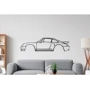 Sticker Silhouette Véhicule Porsche 993 Turbo S Sticker Silhouette Véhicule Porsche 993 Turbo S
