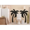 Sticker Toilettes Palmier Sticker Toilettes Palmier