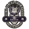 T-shirt homme personnalisé - Sport - "King of the snowboard"