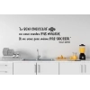 Sticker Citation Le bon chocolat Sticker Citation Le bon chocolat