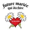 T-shirt femme personnalisé - Évènements - "Future mariée qui déchire"