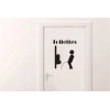 Sticker signe Homme Femme Toilettes Humour Sticker signe Homme Femme Toilettes Humour