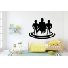 Sticker Super Hero Équipe Silhouette Sticker Super Hero Équipe Silhouette
