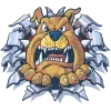 T-shirt homme personnalisé - Animaux - "Bulldog furax"