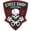 T-shirt femme personnalisé - Moto tout terrain - "Cycle shop"