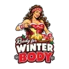 T-shirt femme personnalisé - Évènements - "Ready for Winter body lady"