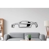 Sticker Silhouette Véhicule Audi R8 Sticker Silhouette Véhicule Audi R8