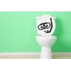 Sticker Toilettes Cartoon 3 Sticker Toilettes Cartoon 3