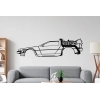 Sticker Silhouette Véhicule Delorean Sticker Silhouette Véhicule Delorean