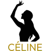 T-shirt femme personnalisé - Musique - "Silhouette Céline"