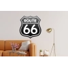 Sticker Vintage usé route 66 Sticker Vintage usé route 66