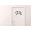 Sticker signe Homme Femme Toilettes mains Sticker signe Homme Femme Toilettes mains