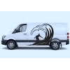 Sticker Van Life Surfeur Vague Sticker Van Life Surfeur Vague