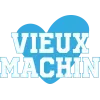 T-shirt homme 100% coton bio - Humour - "Vieux machin" Bleu