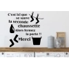 Sticker Buanderie Citation Chaussettes Sticker Buanderie Citation Chaussettes