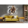 Sticker Vintage rouille 3 route 66 Sticker Vintage rouille 3 route 66