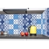 Sticker Carreaux de Ciment bleus Sticker Carreaux de Ciment bleus