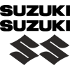 Kit Sticker Moto Retro Réfléchissant SUZUKI 2 Kit Sticker Moto Retro Réfléchissant SUZUKI 2