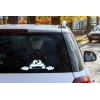 Sticker Peeking Cookie Monster Sticker Peeking Cookie Monster
