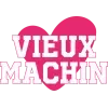 T-shirt homme 100% coton bio - Humour - "Vieux machin" Rose
