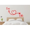Sticker Lui et Elle Coeur Sticker Lui et Elle Coeur