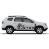Sticker Dacia Duster Montagne & boussole Sticker Dacia Duster Montagne & boussole