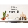 Sticker Mural Citation Apéro Métro Boulot Apéro Sticker Mural Citation Apéro Métro Boulot Apéro