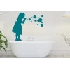 Sticker Mural Bulles de Savon Fille 2 Sticker Mural Bulles de Savon Fille 2