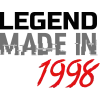 T-shirt homme personnalisé - Cadeau - "Legend made in... Gaming"