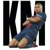 T-shirt homme personnalisé - Sport - "Mbappé KM"