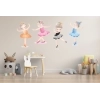 Sticker Muraux Danseuses Tutus Sticker Muraux Danseuses Tutus