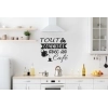 Sticker Mural Citation Tout commence avec une tasse de café Sticker Mural Citation Tout commence avec une tasse de café