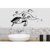 Sticker Mural Tortue vagues Sticker Mural Tortue vagues