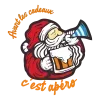 T-shirt homme personnalisé - Évènements - "Avant les cadeaux c'est apéro"
