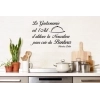 Sticker Mural Citation Cuisine Gastronomie Bonheur Sticker Mural Citation Cuisine Gastronomie Bonheur