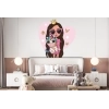 Sticker Muraux Princesse Moderne Girly Chambre Sticker Muraux Princesse Moderne Girly Chambre