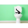 Sticker Toilettes jambes Sticker Toilettes jambes