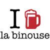 T-shirt femme 100% coton bio - Cadeau - "I LOVE la binouse"