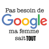 T-shirt homme personnalisé - Humour - "Pas besoin de Google ma femme sait tout"
