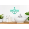 Sticker Mural Ancre A l'eau Sticker Mural Ancre A l'eau