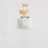 Sticker renard skater interrupteur Sticker renard skater interrupteur