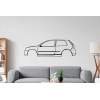 Sticker Silhouette Véhicule Volkswagen Golf 4 Sticker Silhouette Véhicule Volkswagen Golf 4