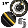Liseret autocollant pour jantes moto 19 pouces – kit stickers vinyle facile à poser
