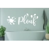 Sticker Mural Citation Plouf Sticker Mural Citation Plouf
