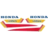 Kit Autocollants Honda Twin 1979 Jaune Rouge Full