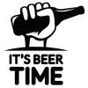 T-shirt homme personnalisé - Apéro - "I'ts beer time !"