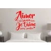 Sticker Citation Aimer Sticker Citation Aimer