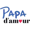 T-shirt homme 100% coton bio - Cadeau - "Papa d'amour"