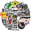 Pack D'autocollants Voiture Racer N°4 - Lot de 25 Stickers Pack D'autocollants Voiture Racer N°4 - Lot de 25 Stickers