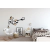 Sticker Joueur de foot Maillot Blanc Sticker Joueur de foot Maillot Blanc